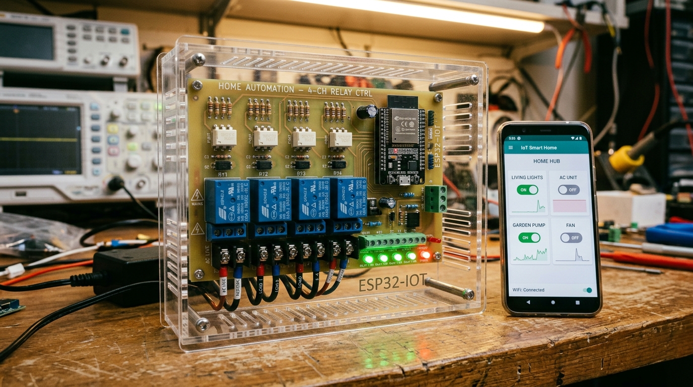 Mobile-Controlled Smart Home Automation System