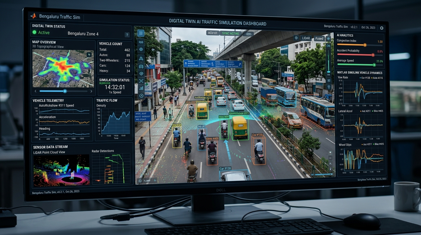 TwinX — AI-Powered Digital Twin Platform for Indian Traffic Simulation